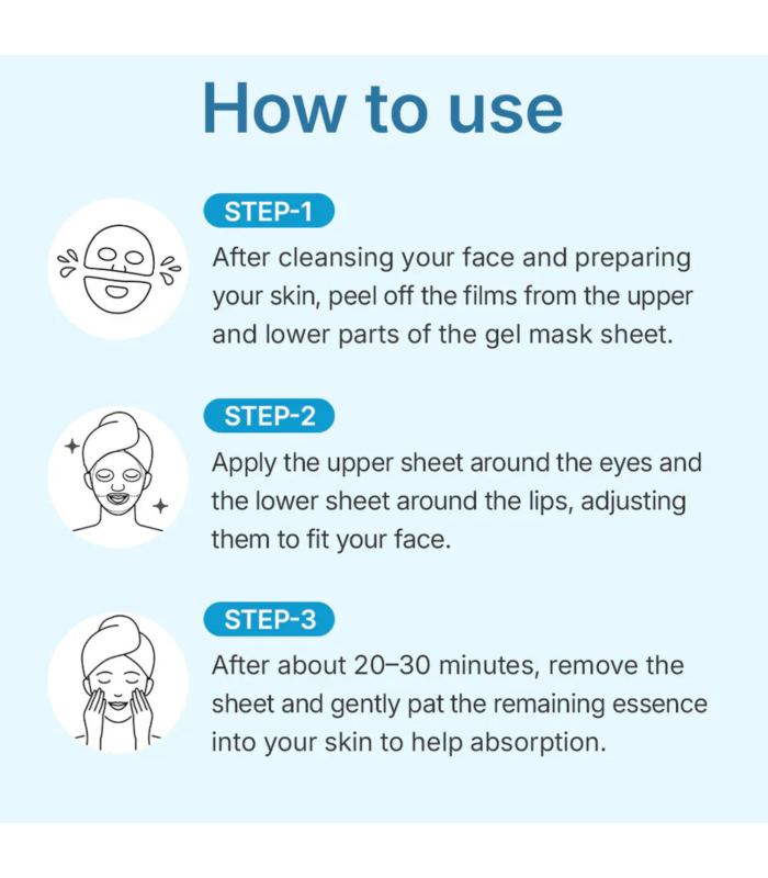 Centellian24 – Madeca Lab Hyal Waterfull Glow Gel Mask – Maschera viso in gel idratante e illuminante