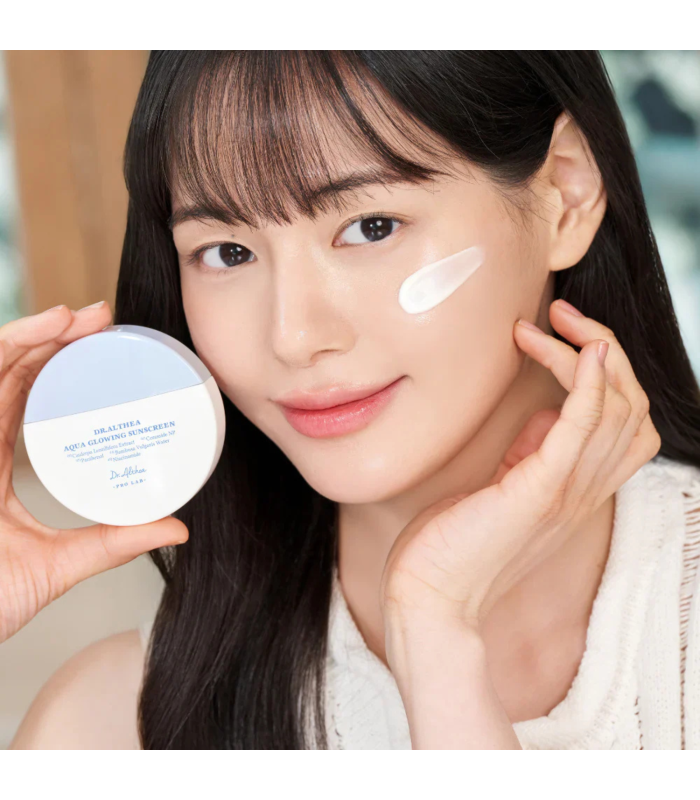 Dr. Althea – Aqua Glowing Sunscreen – Crema solare viso idratante SPF50+
