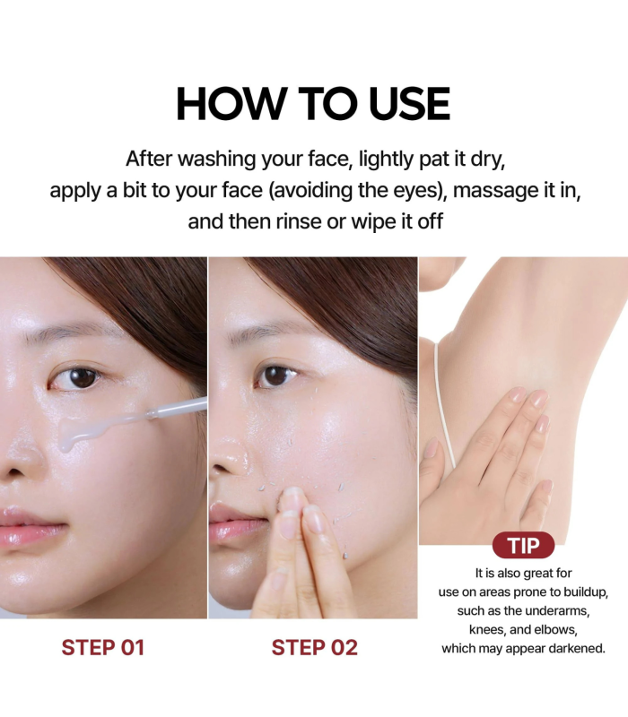 Dr.Melaxin – Peel Shot Exfoliant White Rice Ampoule – Ampoule viso esfoliante e illuminante al riso