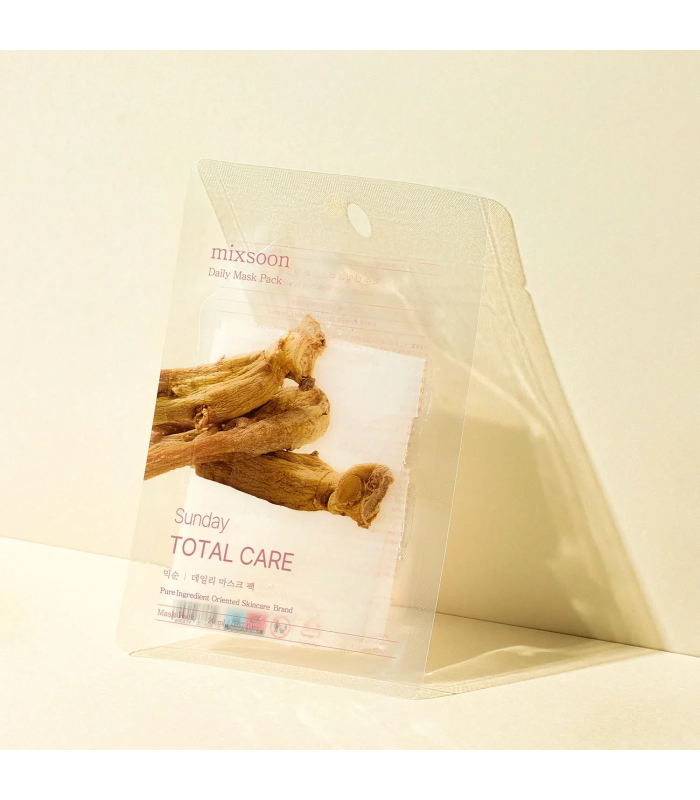 Mixsoon – Daily Mask Pack – Maschere viso in tessuto routine settimanale
