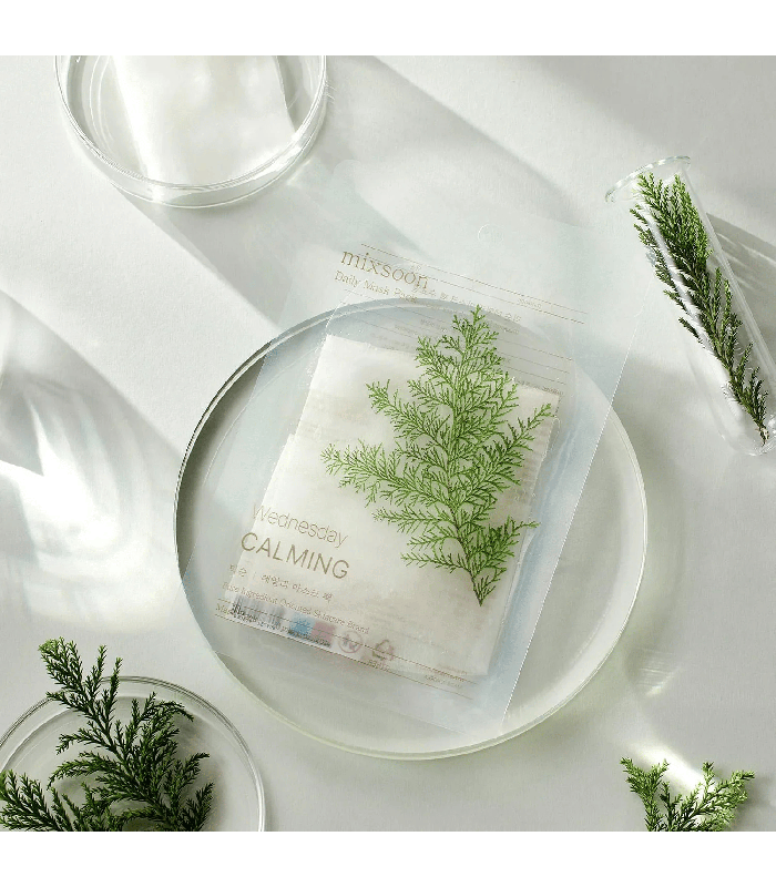 Mixsoon – Daily Mask Pack – Maschere viso in tessuto routine settimanale