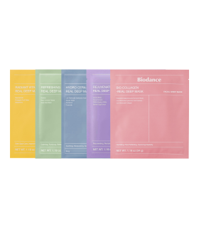 Biodance - Set maschere viso hydrogel coreane 5 pezzi