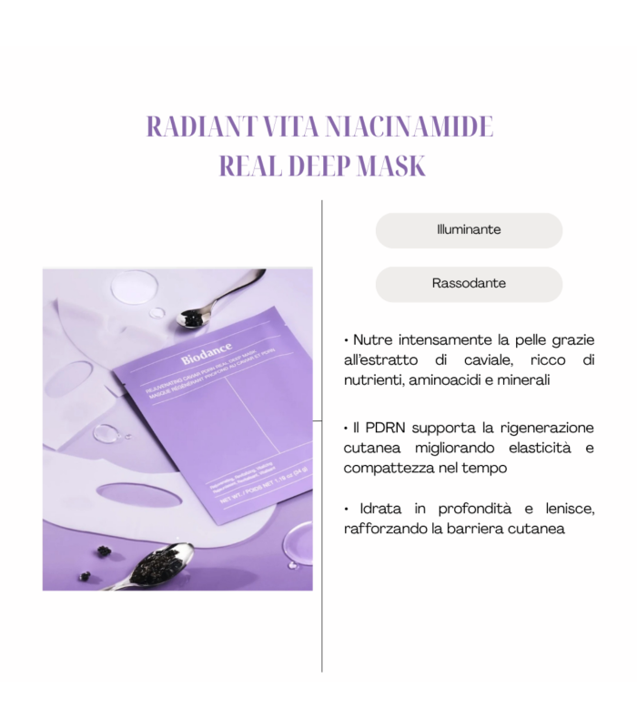 Biodance - Set maschere viso hydrogel coreane 5 pezzi