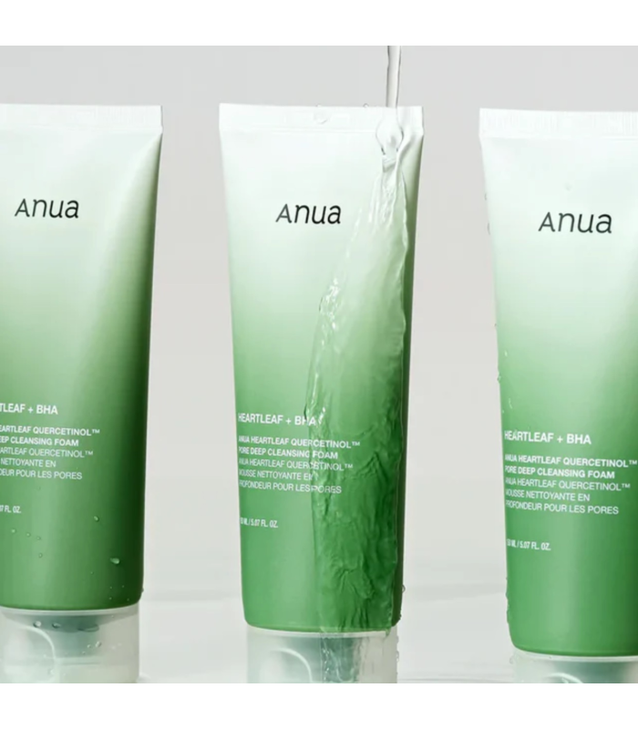 Anua - Heartleaf Quercetinol Pore Deep Cleansing Foam - Detergente Viso