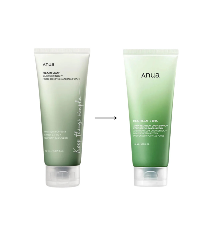 Anua - Heartleaf Quercetinol Pore Deep Cleansing Foam - Detergente Viso