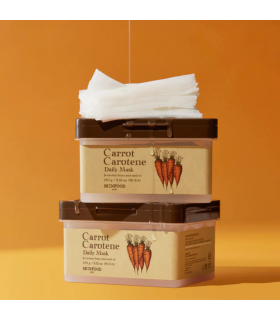SKINFOOD – Carrot Carotene Daily Mask – 30 maschere viso lenitive alla carota