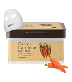 SKINFOOD – Carrot Carotene Daily Mask – 30 maschere viso lenitive alla carota