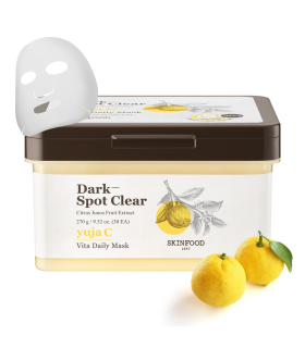 SKINFOOD – Yuja C Vita Daily Mask – 30 maschere viso illuminanti alla Vitamina C