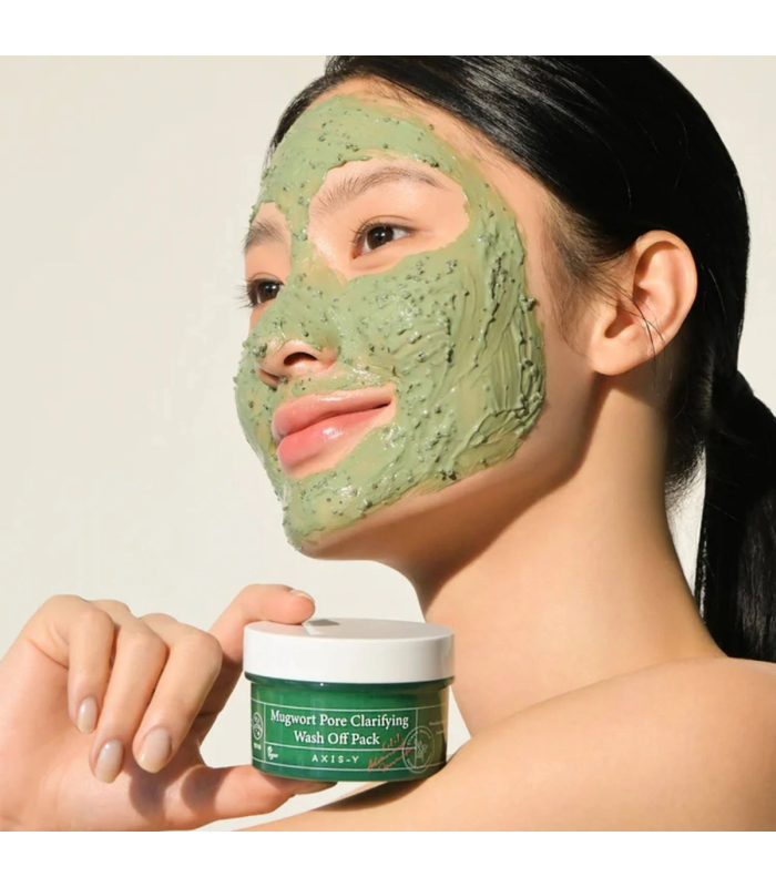 AXIS-Y - Mugwort Pore Clarifying Wash Off Pack - Maschera Viso