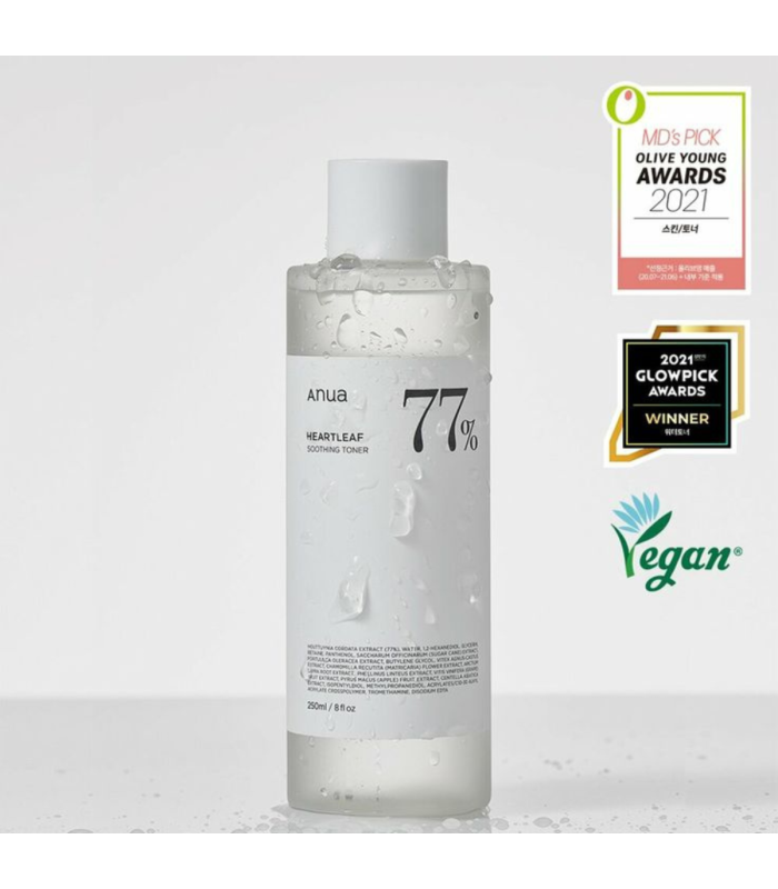 Anua - Heartleaf 77% Soothing Toner - Tonico Viso
