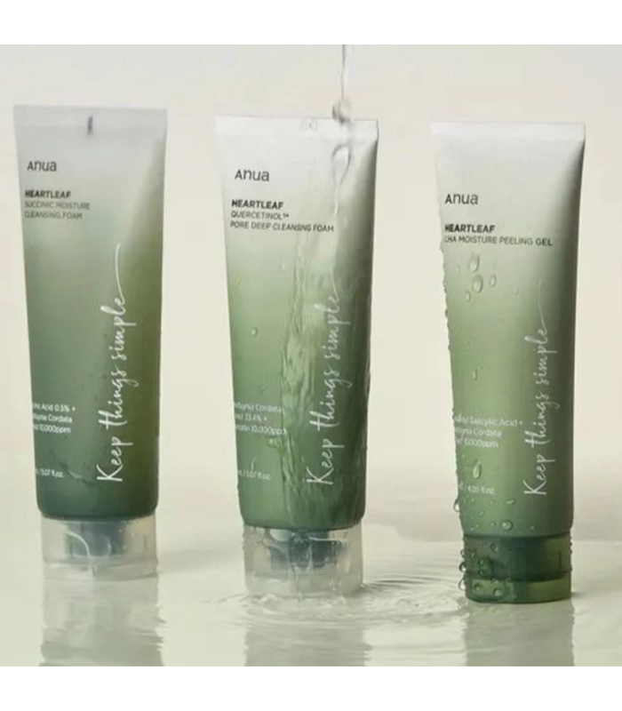 Anua - Heartleaf Quercetinol Pore Deep Cleansing Foam - Detergente Viso