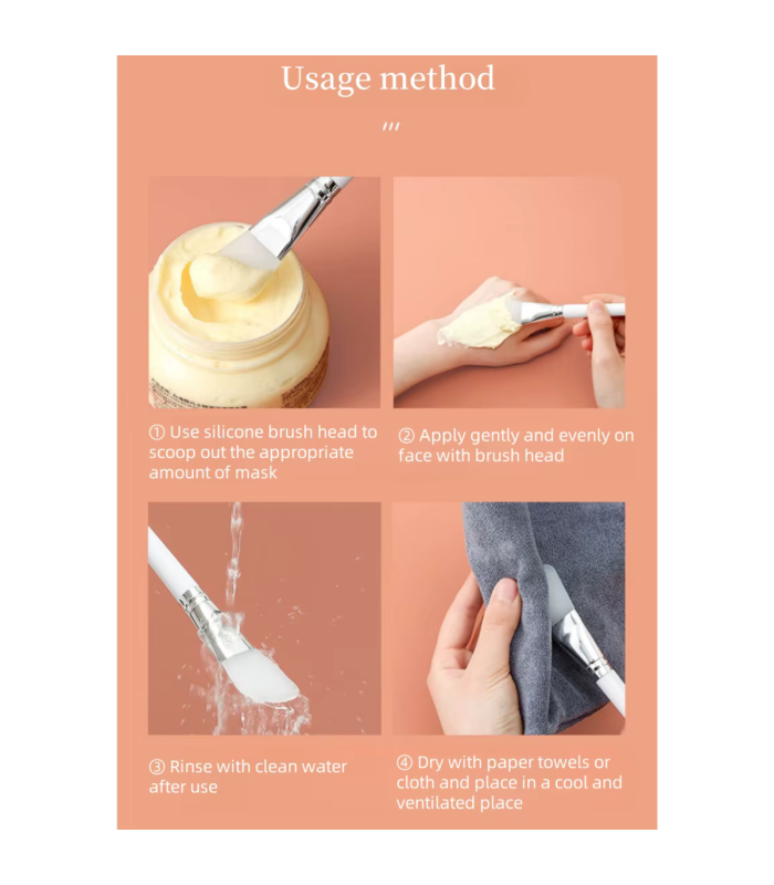 Pennello Maschere Viso in Silicone