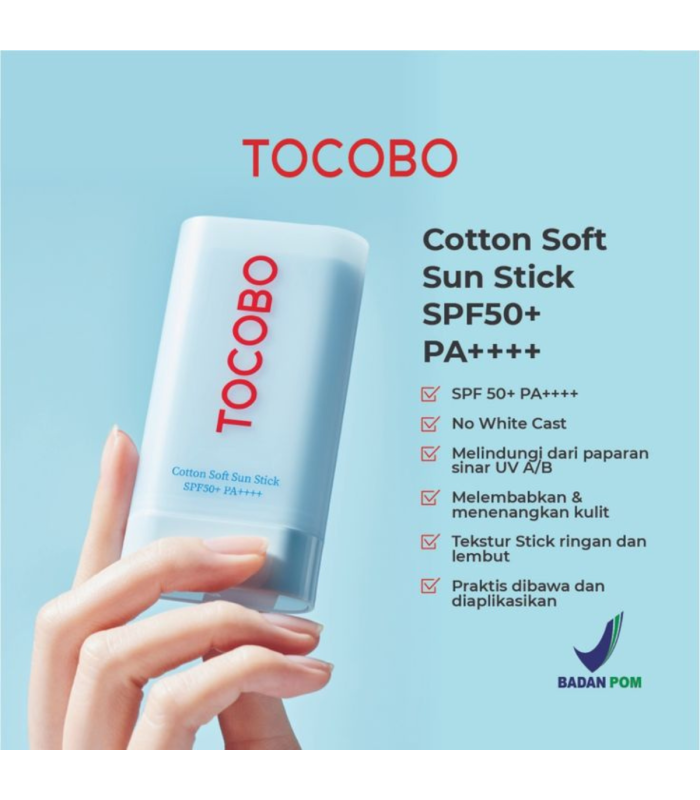 TOCOBO - Cotton Soft Sun Stick SPF50 - Protezione solare