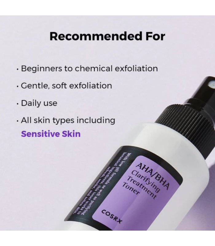 COSRX - AHA/BHA Clarifying Treatment Toner - Tonico Viso