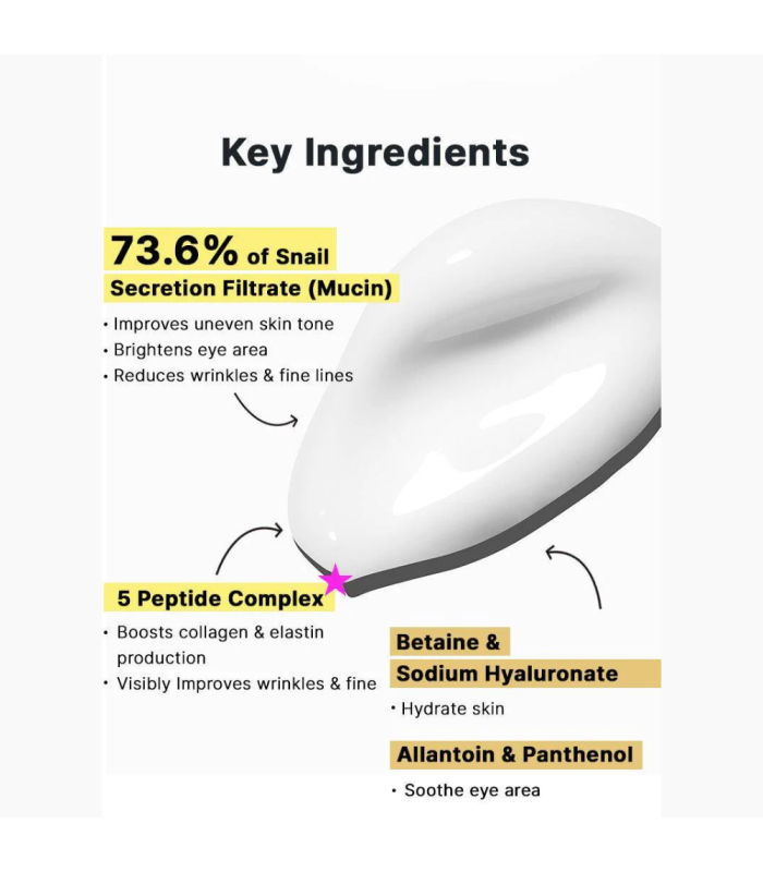 COSRX - Advanced Snail Peptide Eye Cream - Contorno Occhi