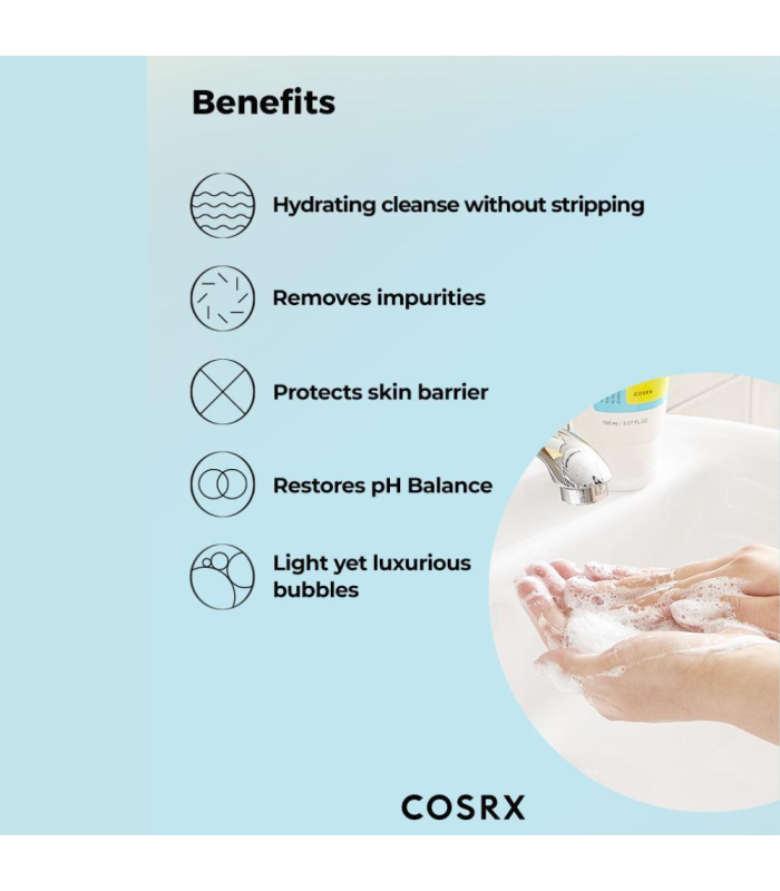 COSRX - Low pH Good Morning Gel Cleanser - Detergente Viso