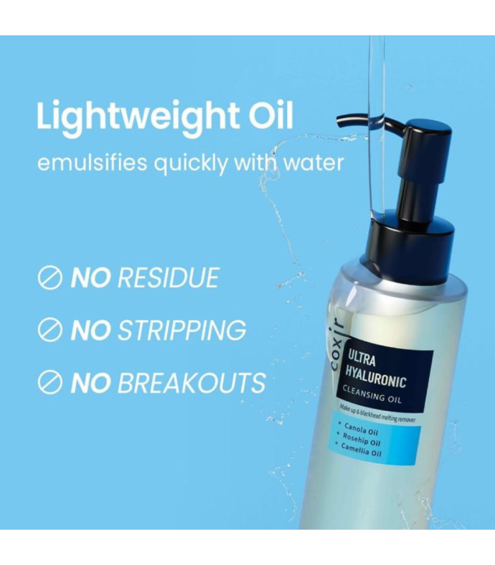 coxir - Ultra Hyaluronic Cleansing Oil - Olio Detergente