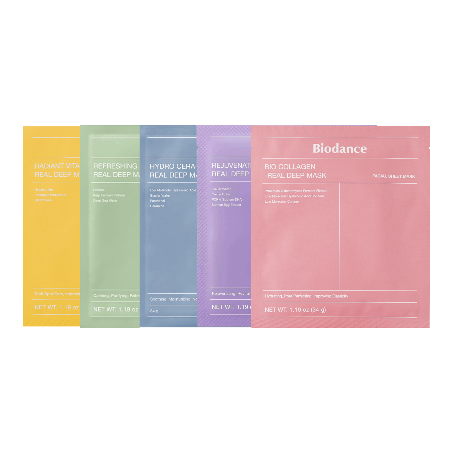 Biodance – Pack Prova 5 Maschere