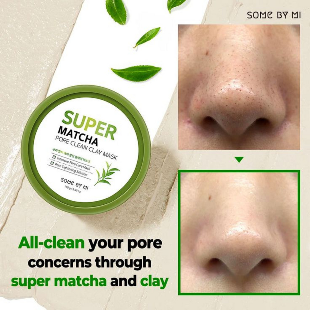 Some By Mi - Super Matcha Pore Clean Clay Mask - Maschera viso all’argilla purificante al tè verde