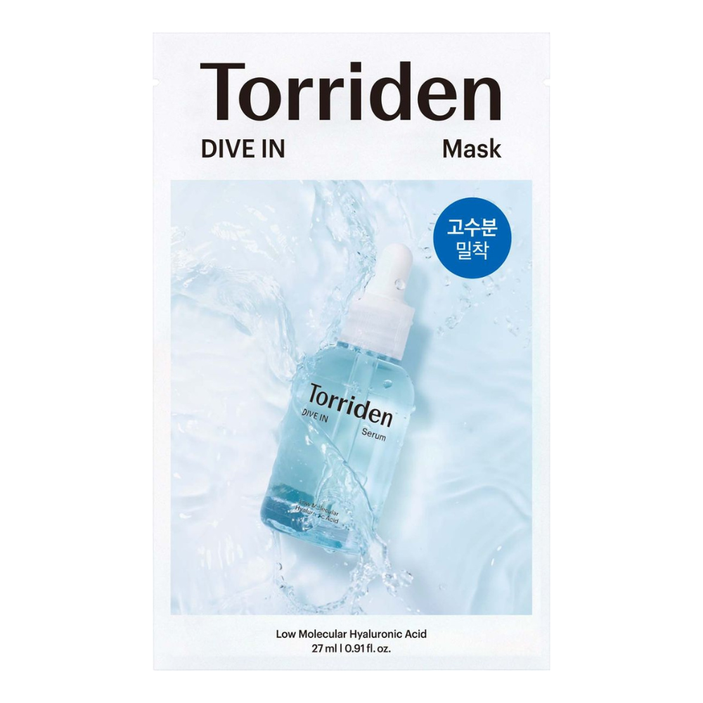 Torriden - Dive-In Low Molecular Hyaluronic Acid Mask - Maschera idratante all'acido ialuronico