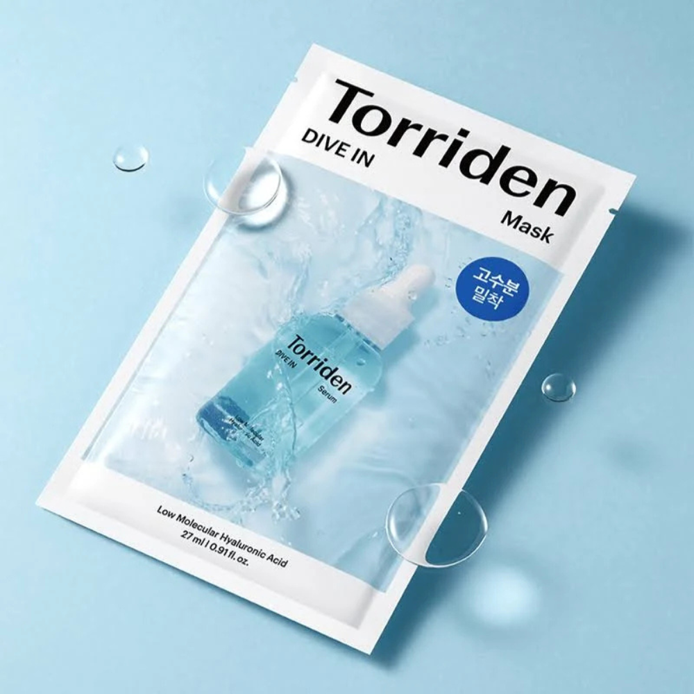 Torriden - Dive-In Low Molecular Hyaluronic Acid Mask - Maschera idratante all'acido ialuronico