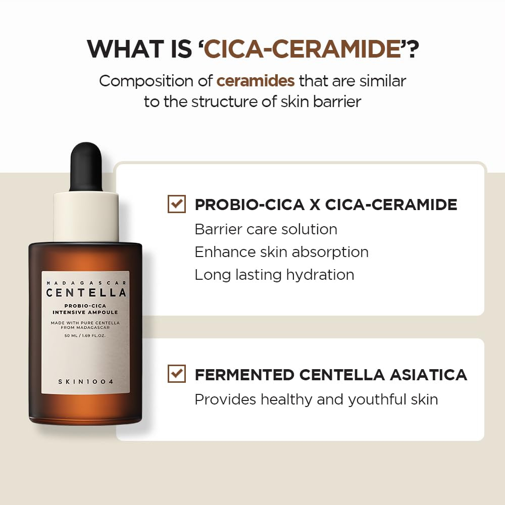 SKIN1004 Madagascar Centella Probio-Cica Intensive Ampoule - Siero viso anti-età