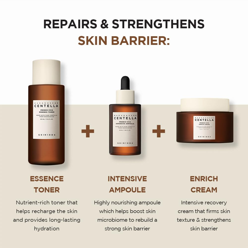 SKIN1004 Madagascar Centella Probio-Cica Intensive Ampoule - Siero viso anti-età