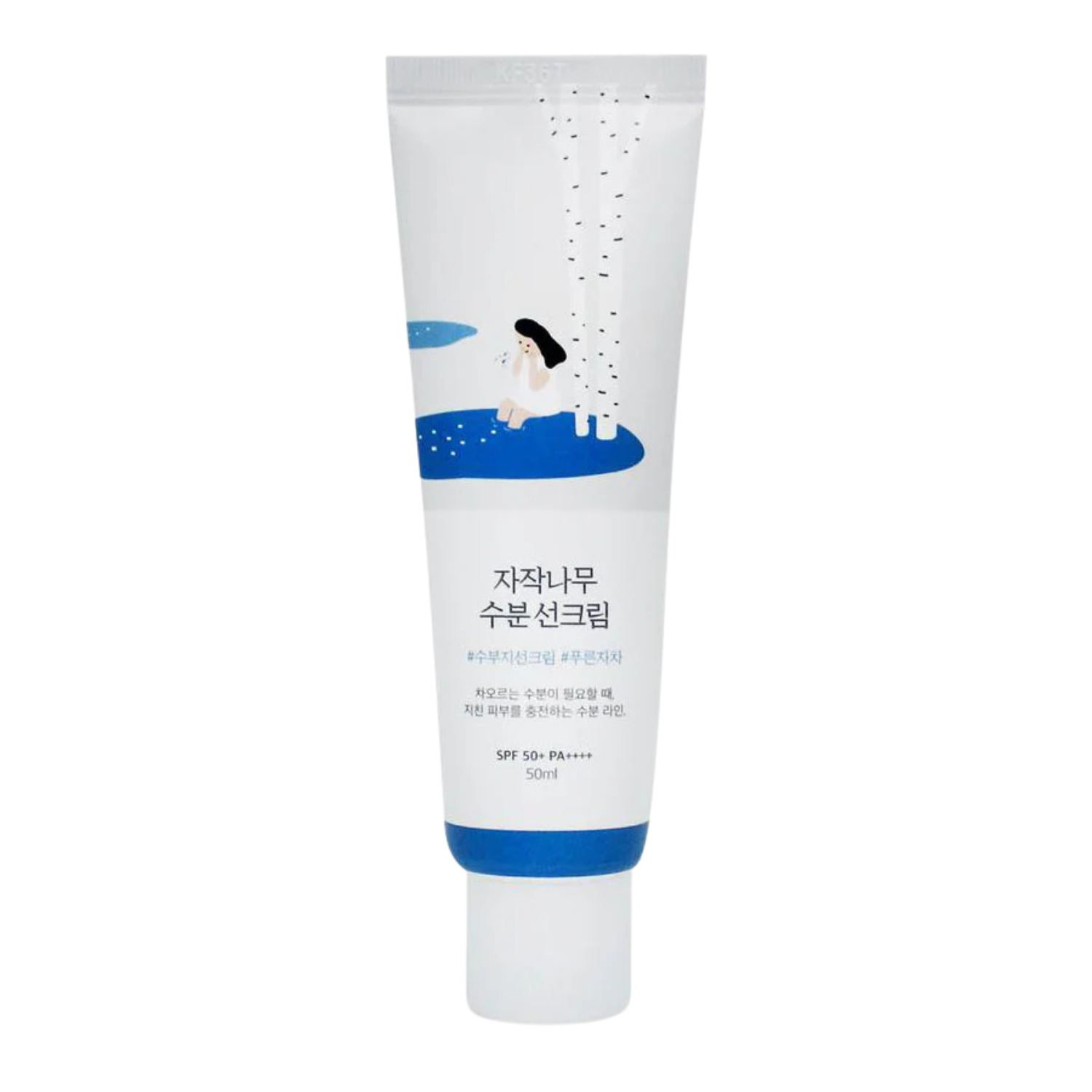 ROUND LAB - Birch Juice Moisturizing Sunscreen SPF50 - Crema viso solare idratante