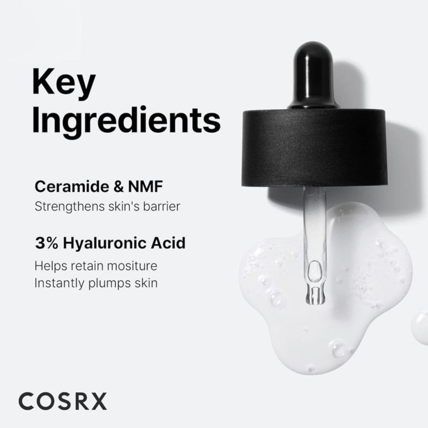 COSRX- The Hyaluronic Acid 3 Serum - Siero viso idratante rimpolpante con acido ialuronico