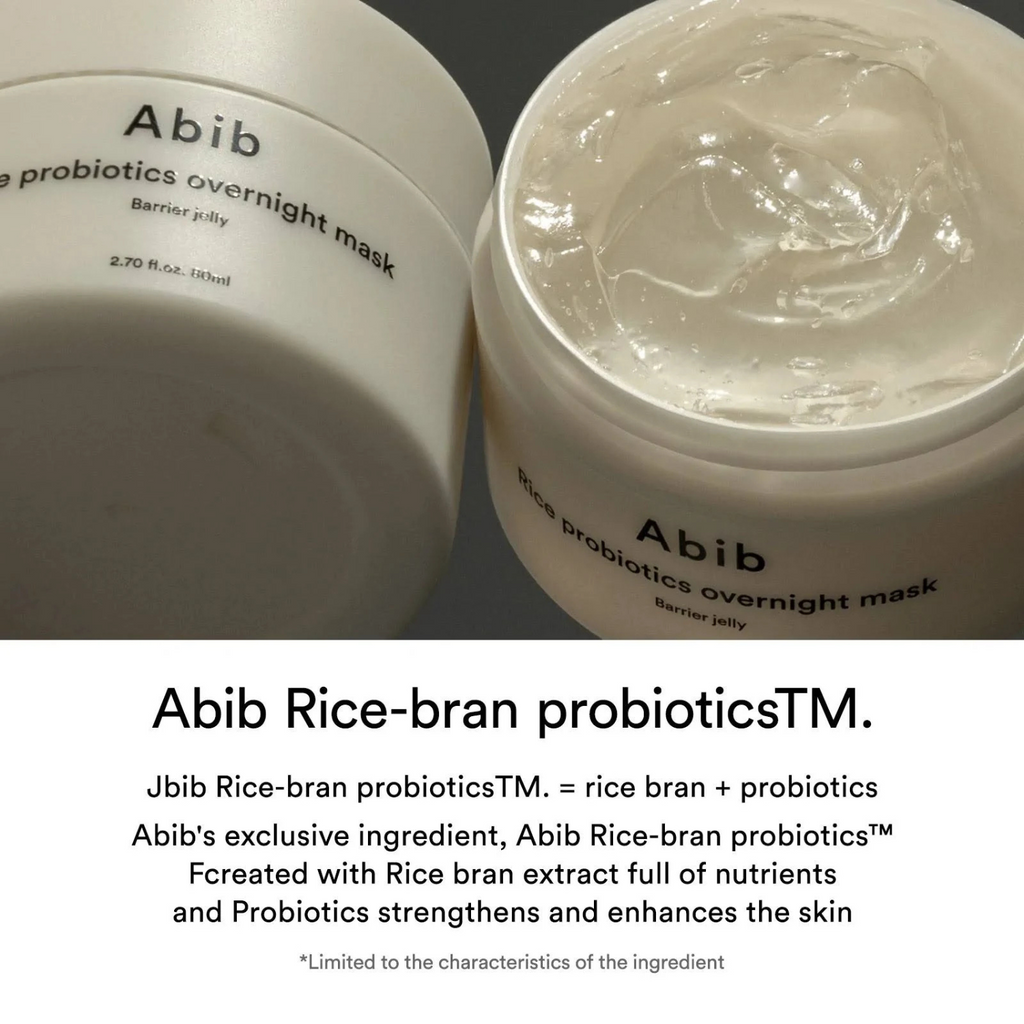 Abib - Rice Probiotics Overnight Mask - Maschera viso notturna idratante nutriente con riso e probiotici
