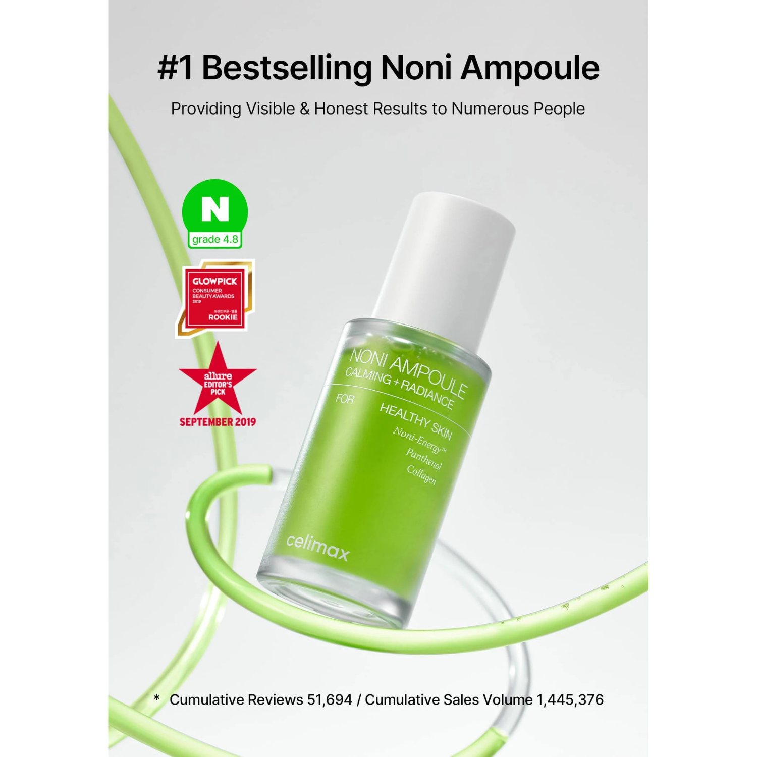Celimax - The Real Noni Energy Ampoule - Siero viso energizzante rivitalizzante e antiossidante