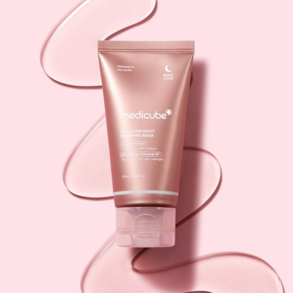 Medicube - Collagen Night Wrapping Peel Off Mask - Maschera viso notturna peel-off rassodante al collagene