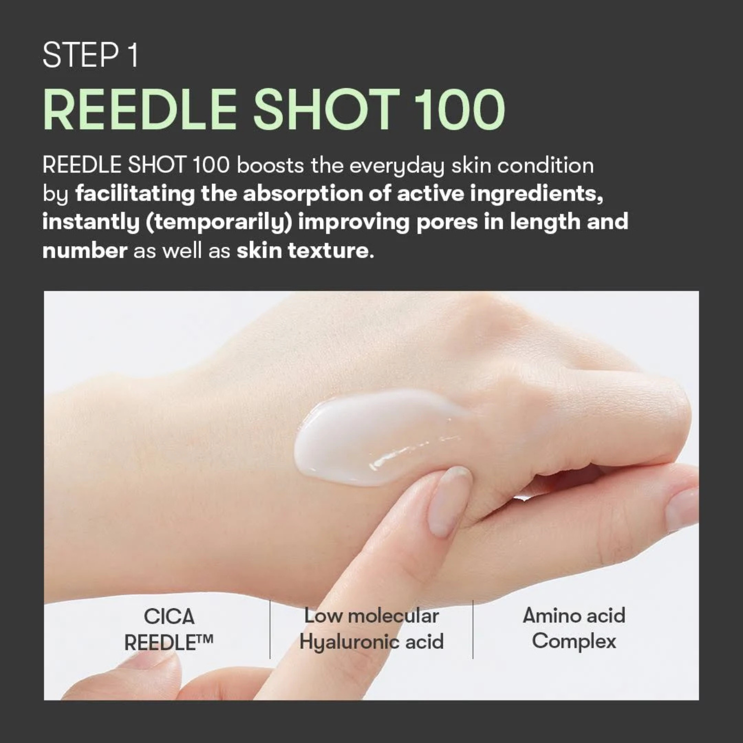 VT Cosmetics - Reedle Shot 100 2 Step Mask - Maschera viso in due fasi illuminante e levigante con Reedle Shot 100