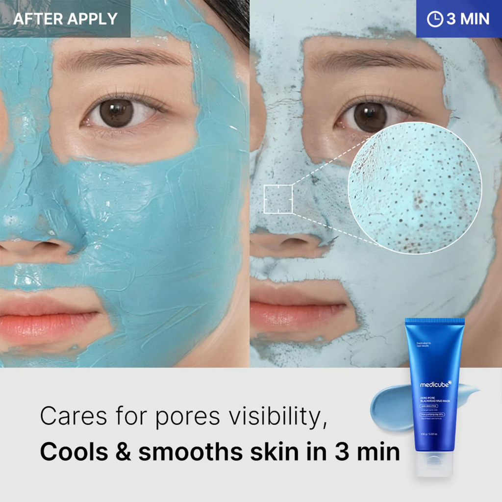 Medicube - Zero Pore Blackhead Mud Mask - Maschera viso purificante all’argilla anti-punti neri