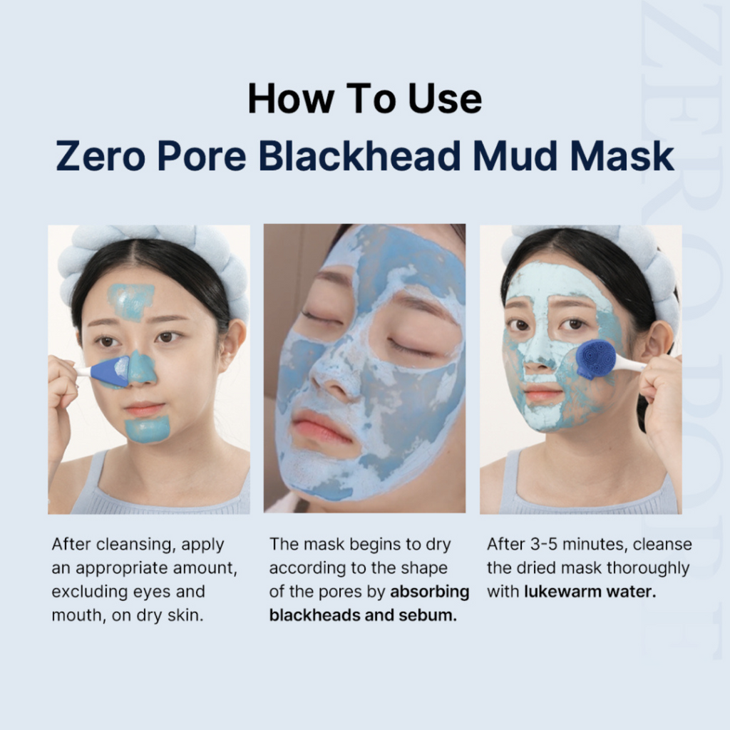 Medicube - Zero Pore Blackhead Mud Mask - Maschera viso purificante all’argilla anti-punti neri