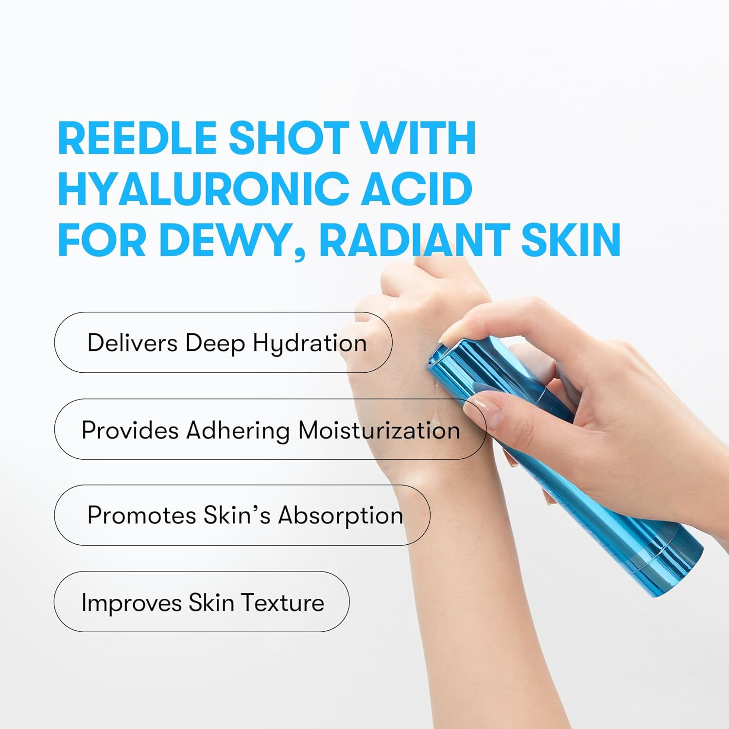 VT Cosmetics - Hydrop Reedle Shot 100hL - Trattamento viso idratante e rivitalizzante con microneedle
