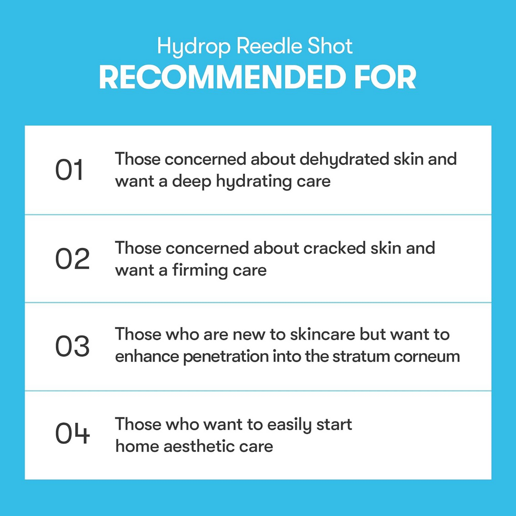 VT Cosmetics - Hydrop Reedle Shot 100hL - Trattamento viso idratante e rivitalizzante con microneedle