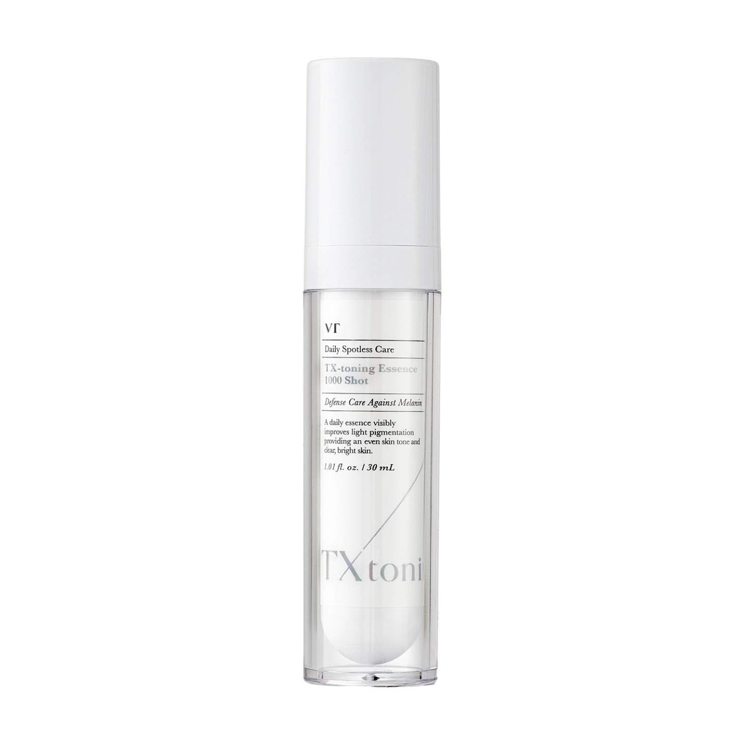 VT Cosmetics - TX-toning Essence 1000 Shot - Essenza viso illuminante anti-macchie con acido tranexamico