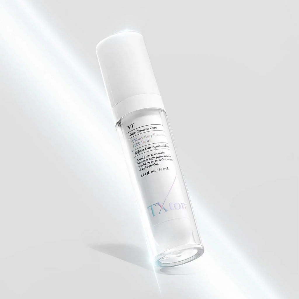 VT Cosmetics - TX-toning Essence 1000 Shot - Essenza viso illuminante anti-macchie con acido tranexamico