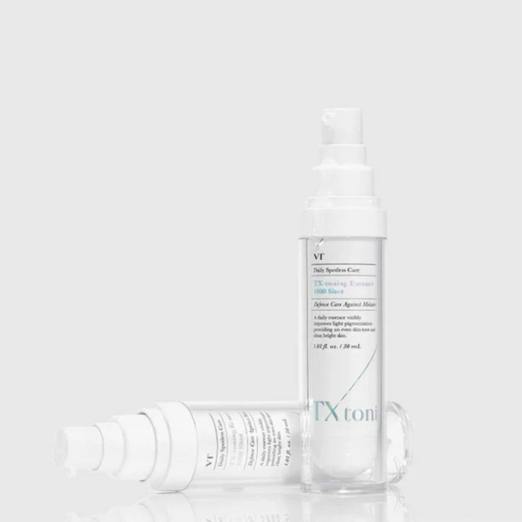 VT Cosmetics - TX-toning Essence 1000 Shot - Essenza viso illuminante anti-macchie con acido tranexamico