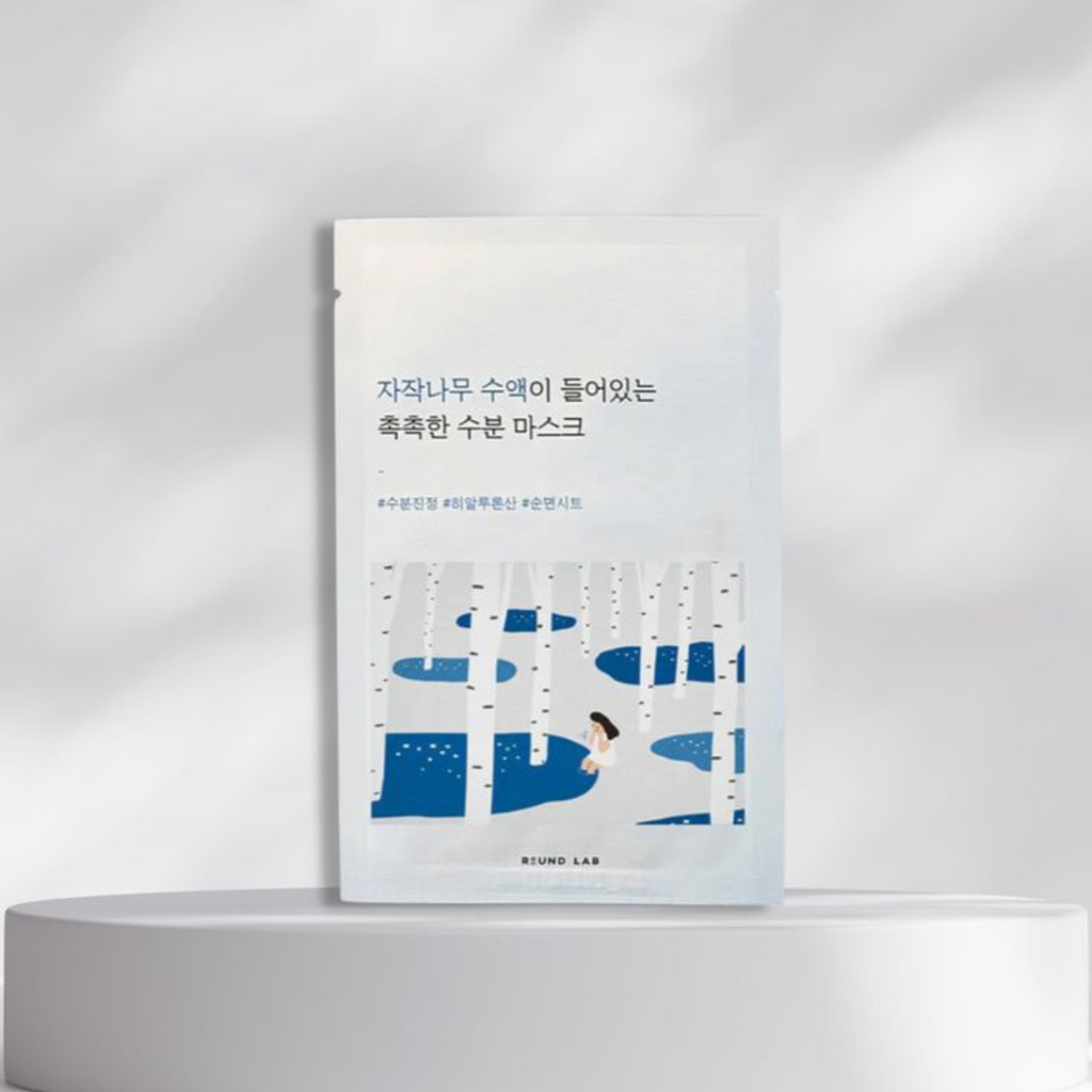 ROUND LAB - Birch Juice Moisturizing Mask - Maschera viso idratante alla betulla