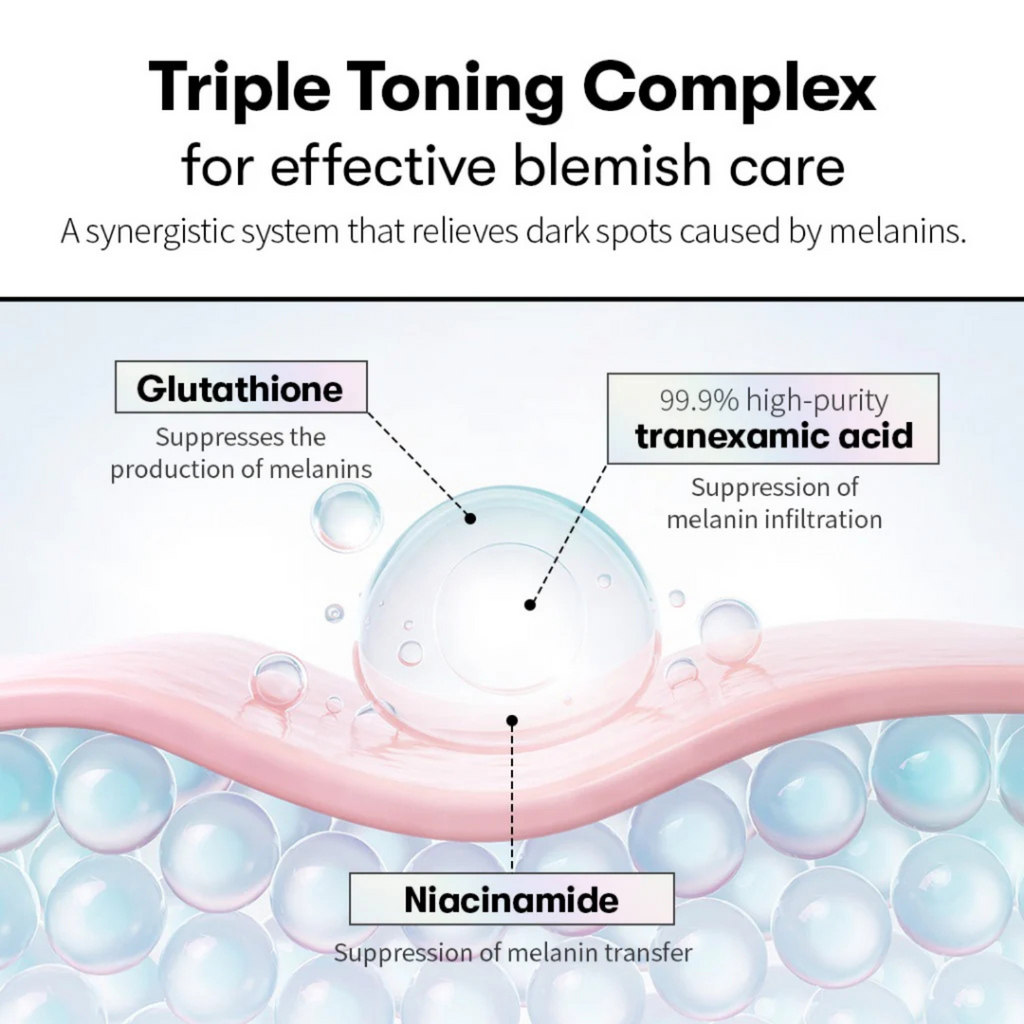 VT Cosmetics - TX-toning Essence 1000 Shot - Essenza viso illuminante anti-macchie con acido tranexamico
