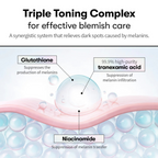 VT Cosmetics – TX-toning Essence 1000 Shot - Essenza viso illuminante anti-macchie con acido tranexamico