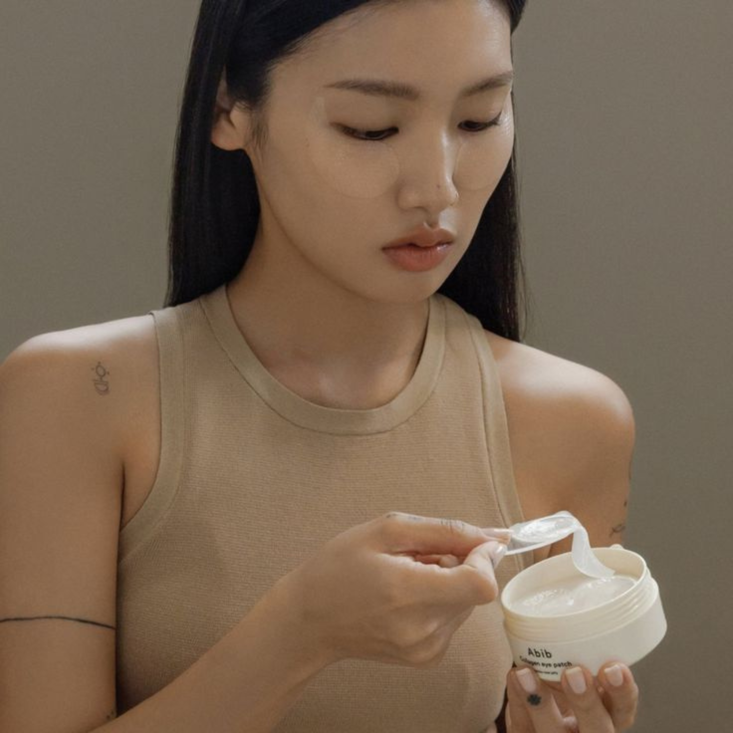 Abib - Collagen Eye Patch Jericho Rose Jelly - Patch occhi in hydrogel idratanti e rivitalizzanti al collagene