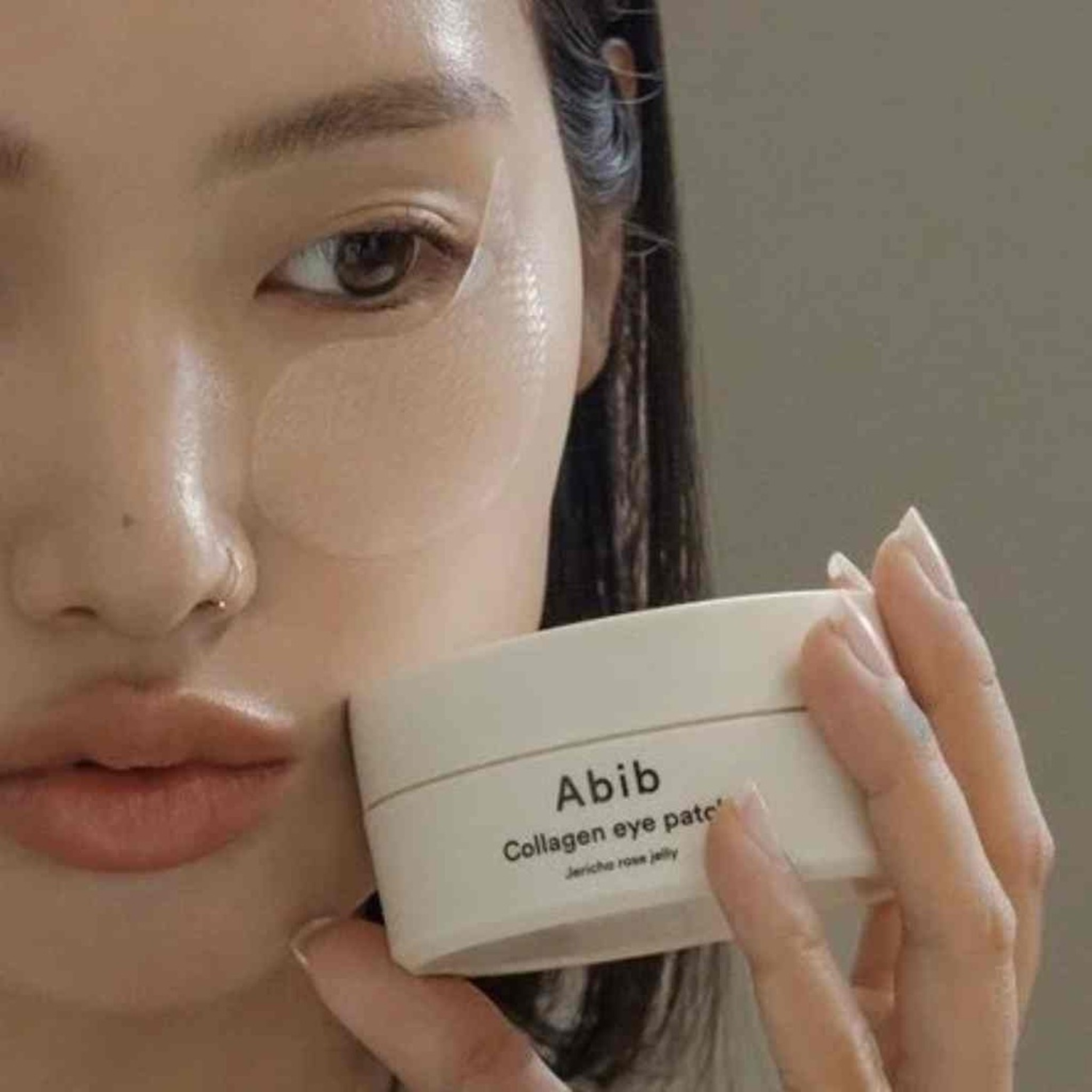 Abib - Collagen Eye Patch Jericho Rose Jelly - Patch occhi in hydrogel idratanti e rivitalizzanti al collagene