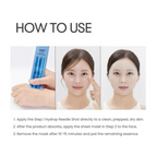 VT Cosmetics – Hydrop Reedle Shot 100hL 2-Step Mask - Maschera viso 2 step idratante in hydrogel