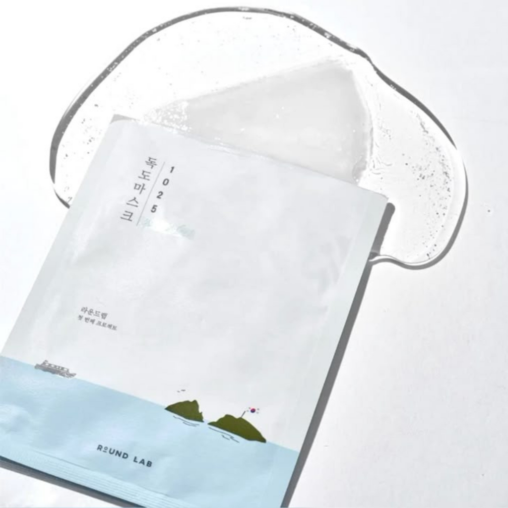 ROUND LAB - 1025 Dokdo Hydrating Water Gel Mask - Maschera viso idratante