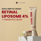 Seoul 1988 Eye Cream: Retinal Liposome 4% + Fermented Bean - Crema contorno occhi anti-età