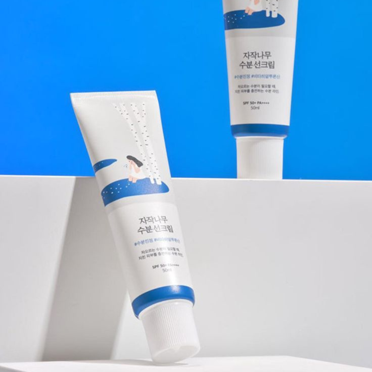 ROUND LAB - Birch Juice Moisturizing Sunscreen SPF50 - Crema viso solare idratante