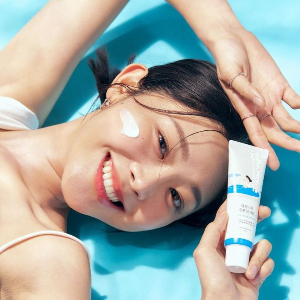 ROUND LAB - Birch Juice Moisturizing Sunscreen SPF50 - Crema viso solare idratante